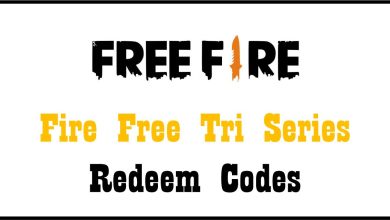 Fire Free Tri Series Redeem Codes