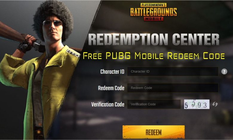 PUBG Redeem Code