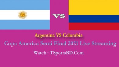 Argentina VS Colombia Live 2022