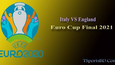 Euro Italy VS England Live