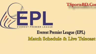 Everest Premier League Schedule & Live