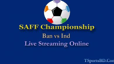 Bangladesh vs India SAFF Football Live