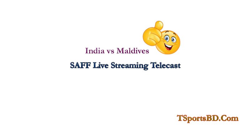 India vs Maldives SAFF Live