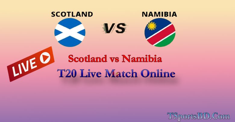 Scotland vs Namibia Live