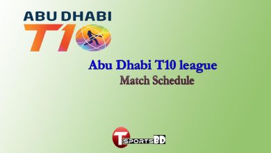 Abu Dhabi T10 Match Schedule