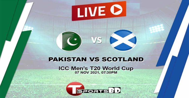 Pakistan vs Scotland T20 Live