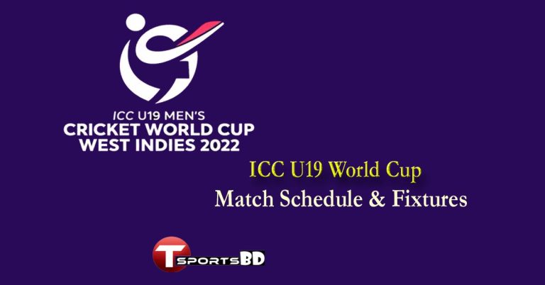 ICC U19 World Cup 2022 Schedule & Fixtures With Date, Time, Venue & Team Squads