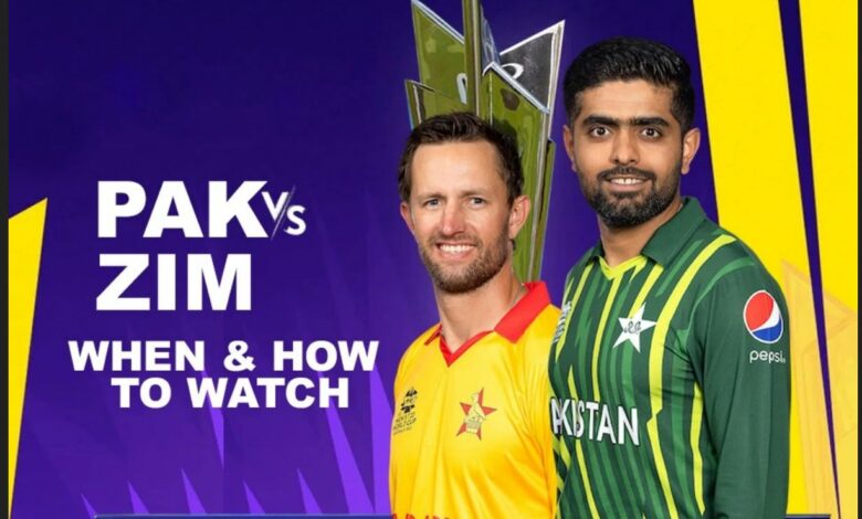 Pakistan Vs Zimbabwe T20 Live