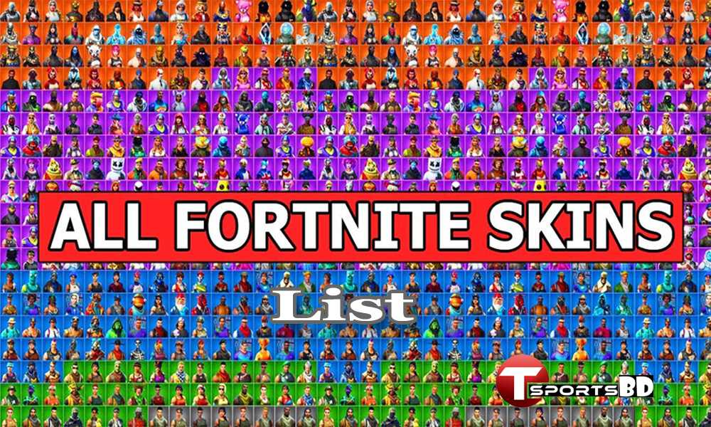 All Fortnite Skins List 2023 (New List)