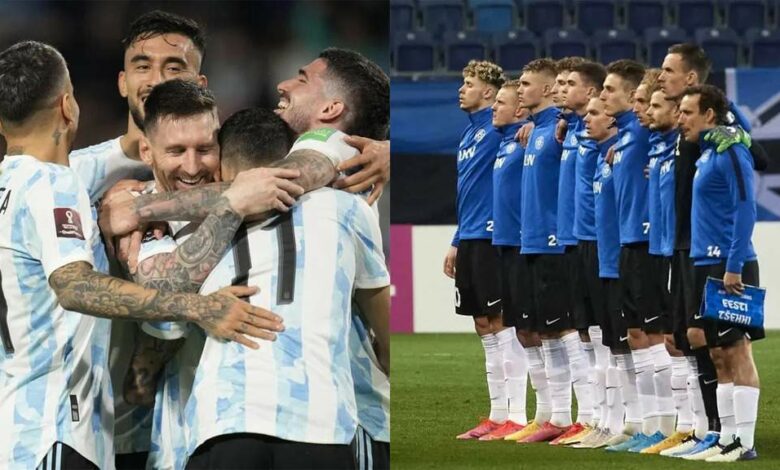 Argentina vs Estonia Live Streaming