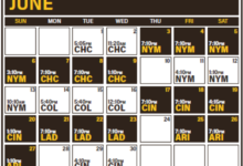 San Diego Padres Schedule