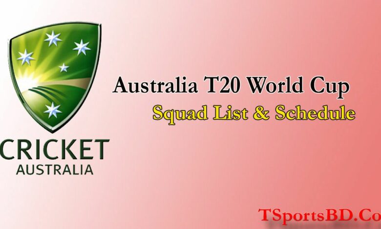 Australia T20 World Cup Squad