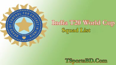 India T20 World Cup Squad