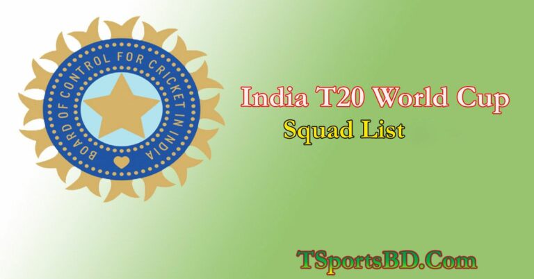 India T20 World Cup Squad
