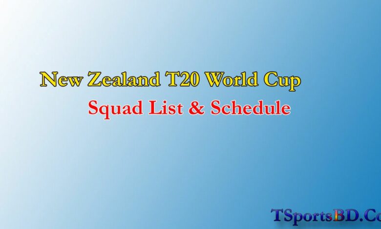 New Zealand T20 World Cup Squad