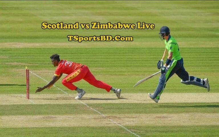 Scotland vs Zimbabwe Live