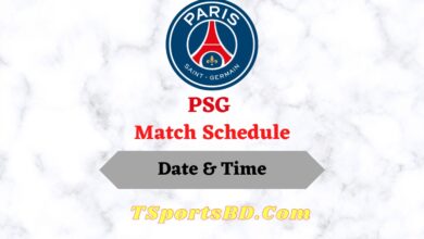 PSG Match Schedule